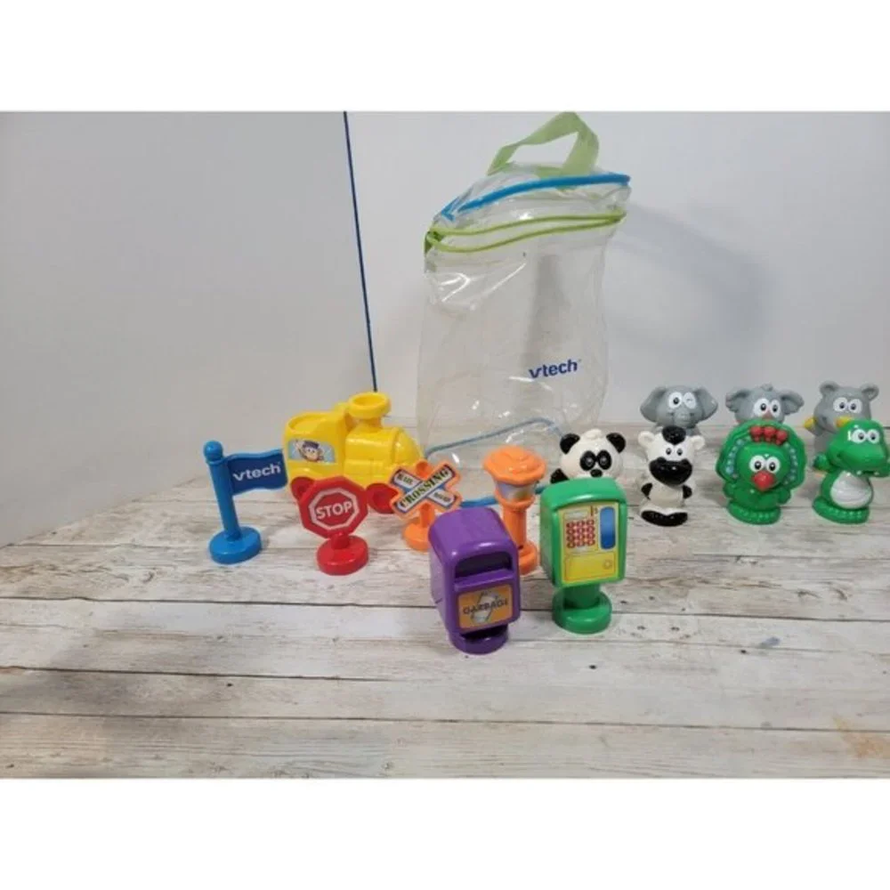 V Tech 25 Total Ultimate Adventures Ark Replacement Animal Figures Signs Train‎